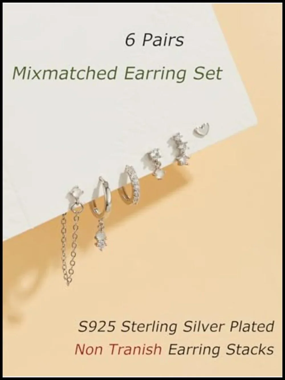 Gold Plated Hoop Earring Set for Women Hypoallergenic 14K